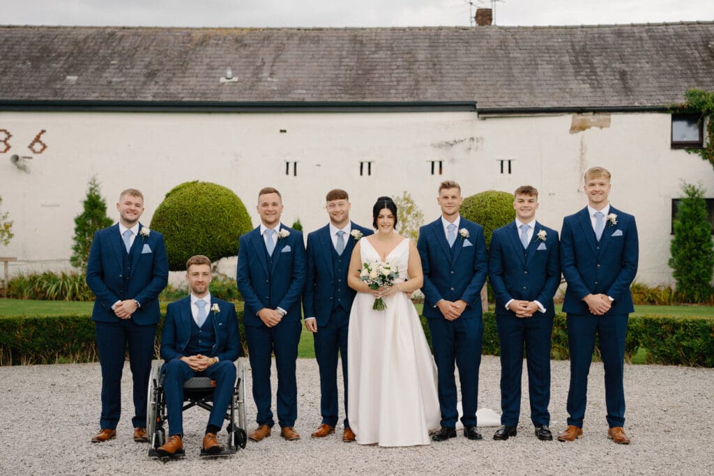 Portrait of the groomsmen